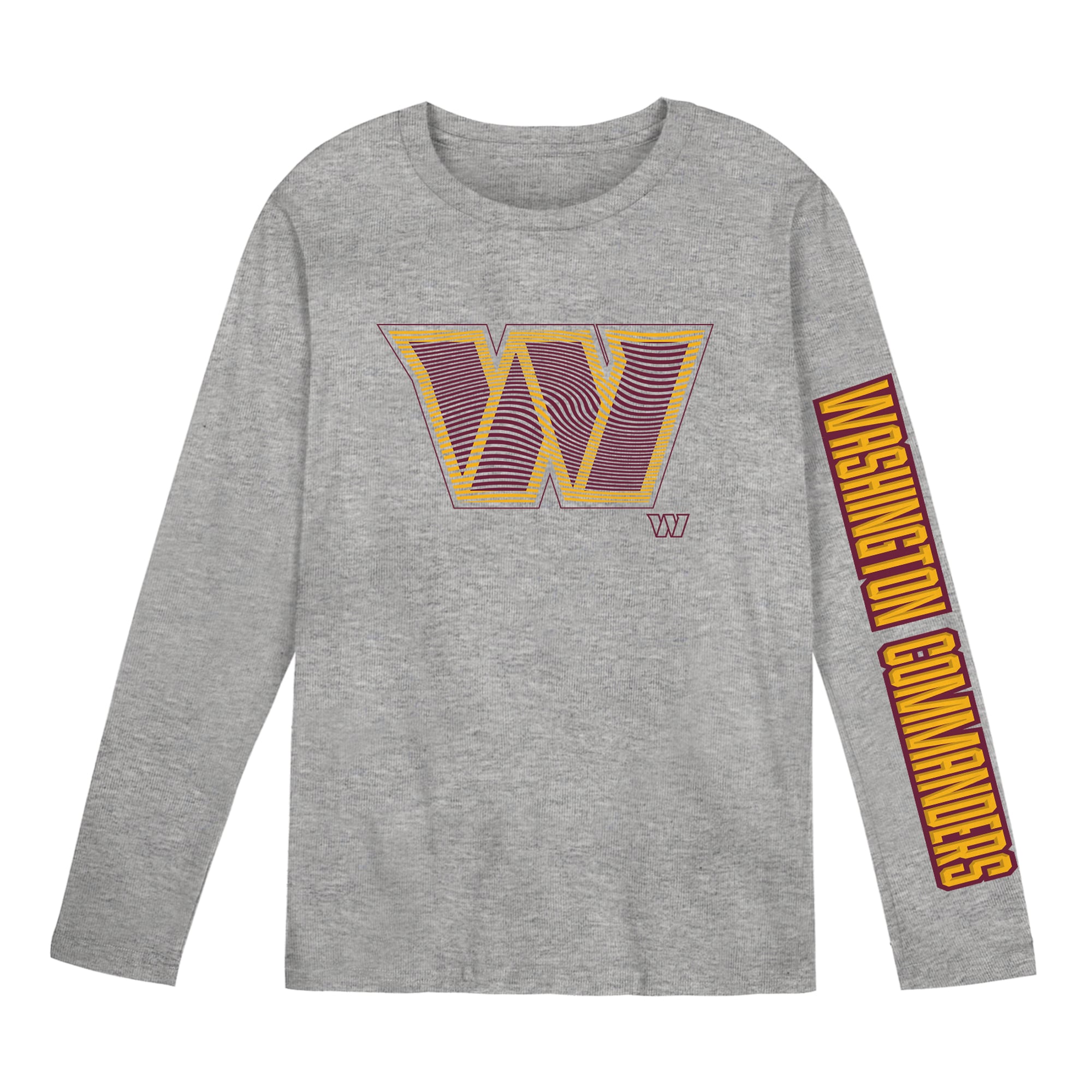 Preschool Outerstuff Gray Washington Commanders Air Raid Long Sleeve T-Shirt