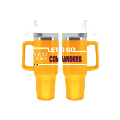 Washington Commanders The Memory Company 40oz. Stainless Steel Team Color Tumbler with Flip Straw