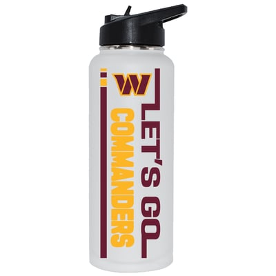 Washington Commanders The Memory Company Let's Go 34oz. Stainless Steel Quencher Bottle