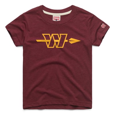 Washington Commanders Homage Toddler Alternate Logo Tri-Blend T-Shirt - Burgundy
