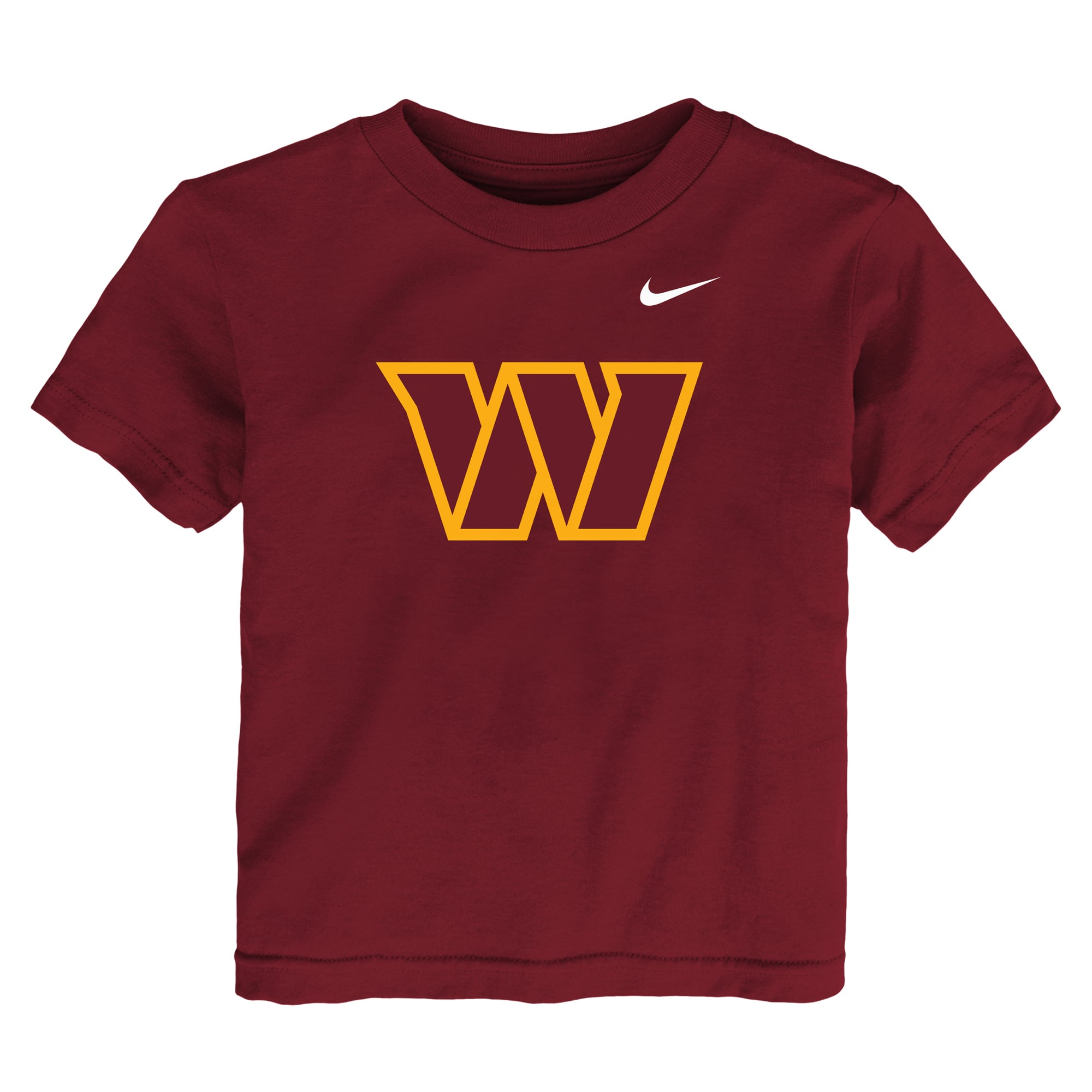 T-shirt Nike bordeaux pour enfant avec logo des Washington Commanders