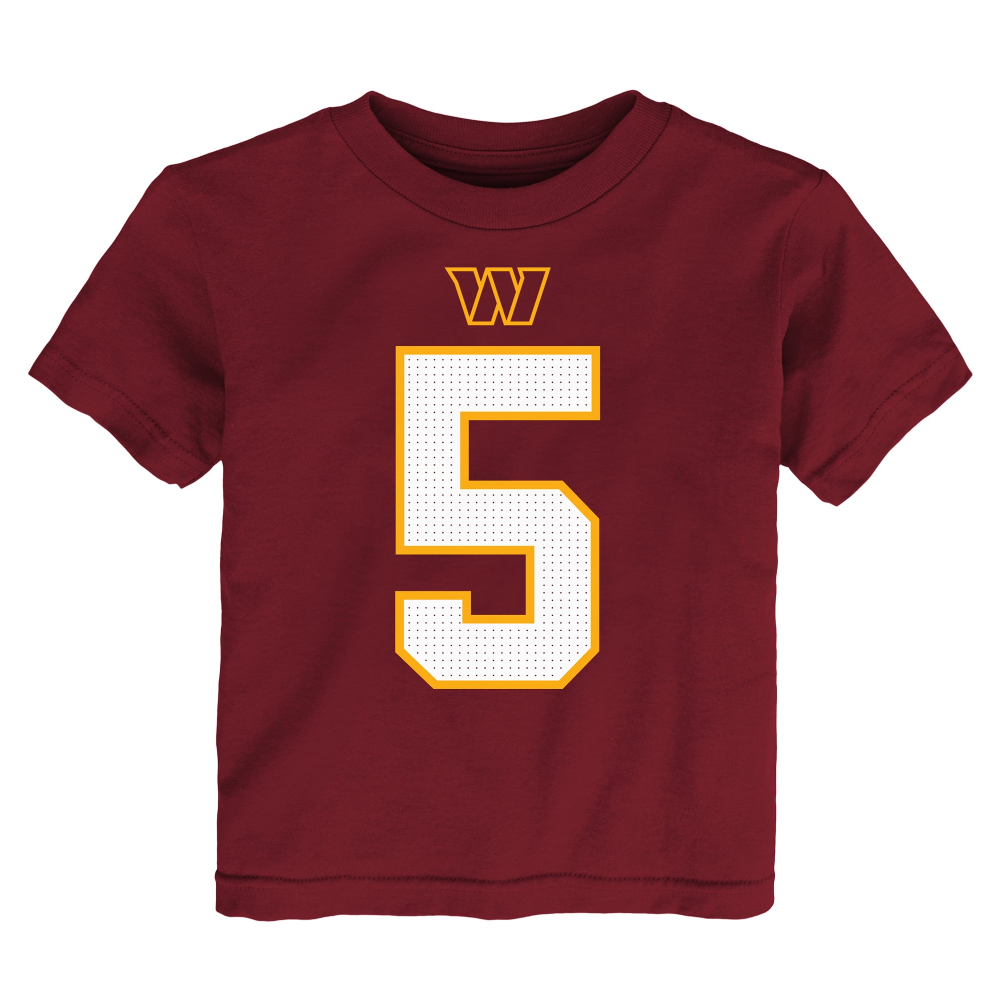 Toddler Nike Jayden Daniels Burgundy Washington Commanders Name & Number T-Shirt