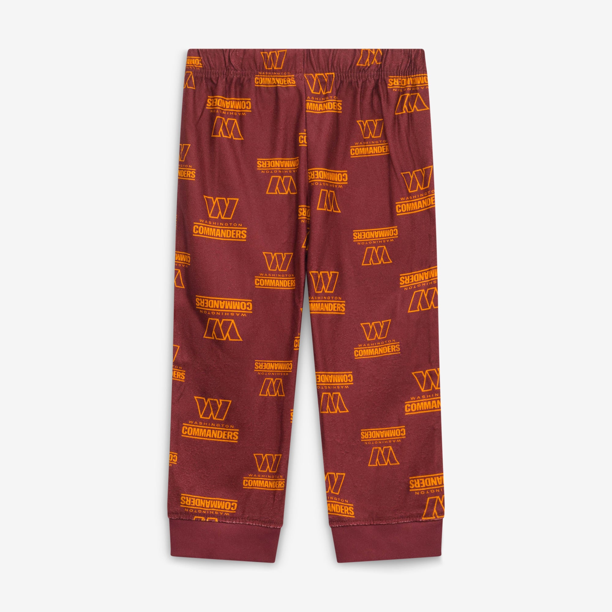 Toddler Outerstuff Burgundy Washington Commanders All-Over-Print Long Sleeve T-Shirt and Pants Sleep Set