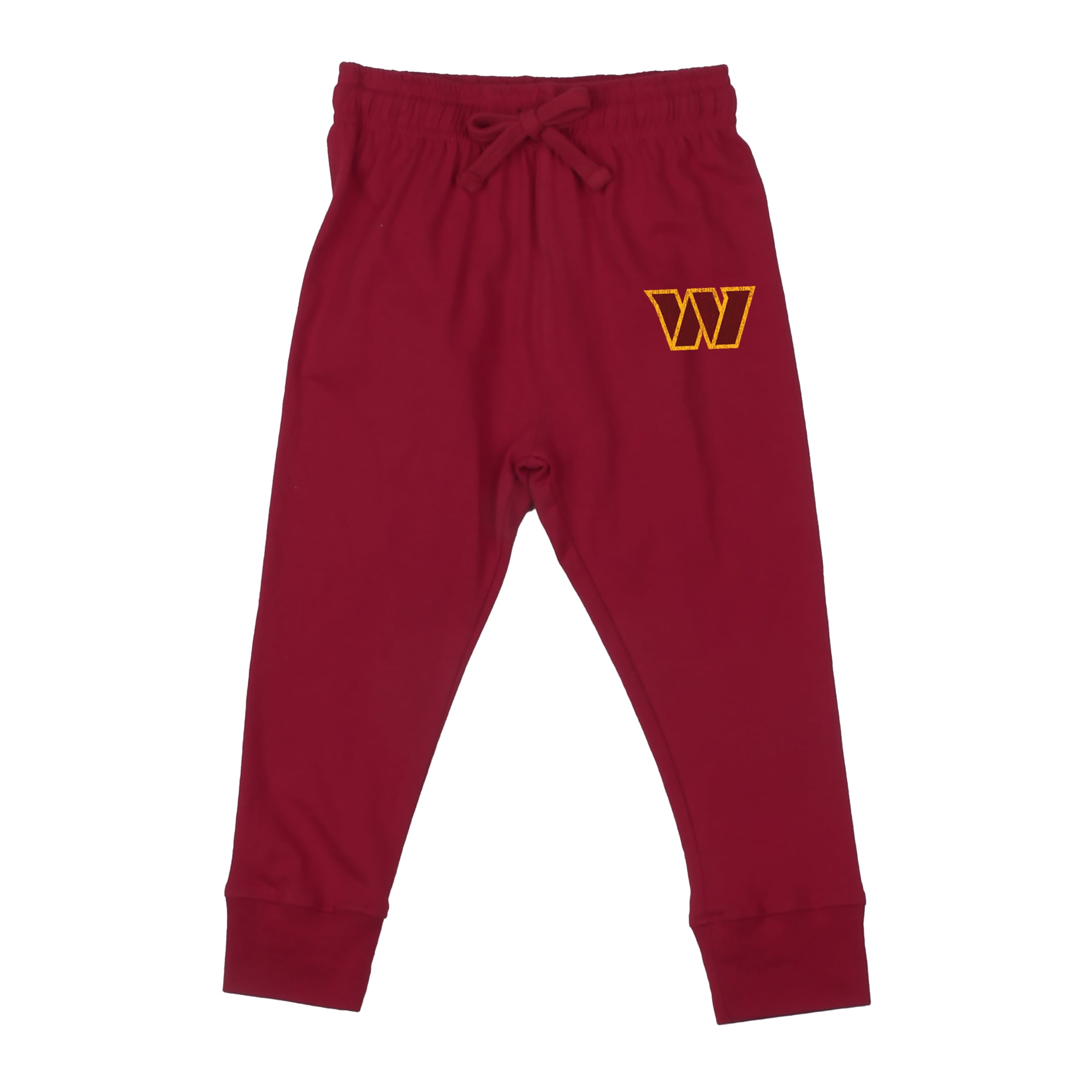 Toddler Wes & Willy Heather Gray/Burgundy Washington Commanders Henley Hoodie Sweatpants Set