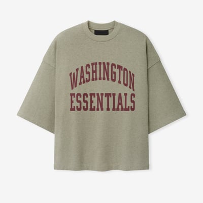 Washington Commanders Fear of God x NFL Unisex Merch T-Shirt - Heather Gray