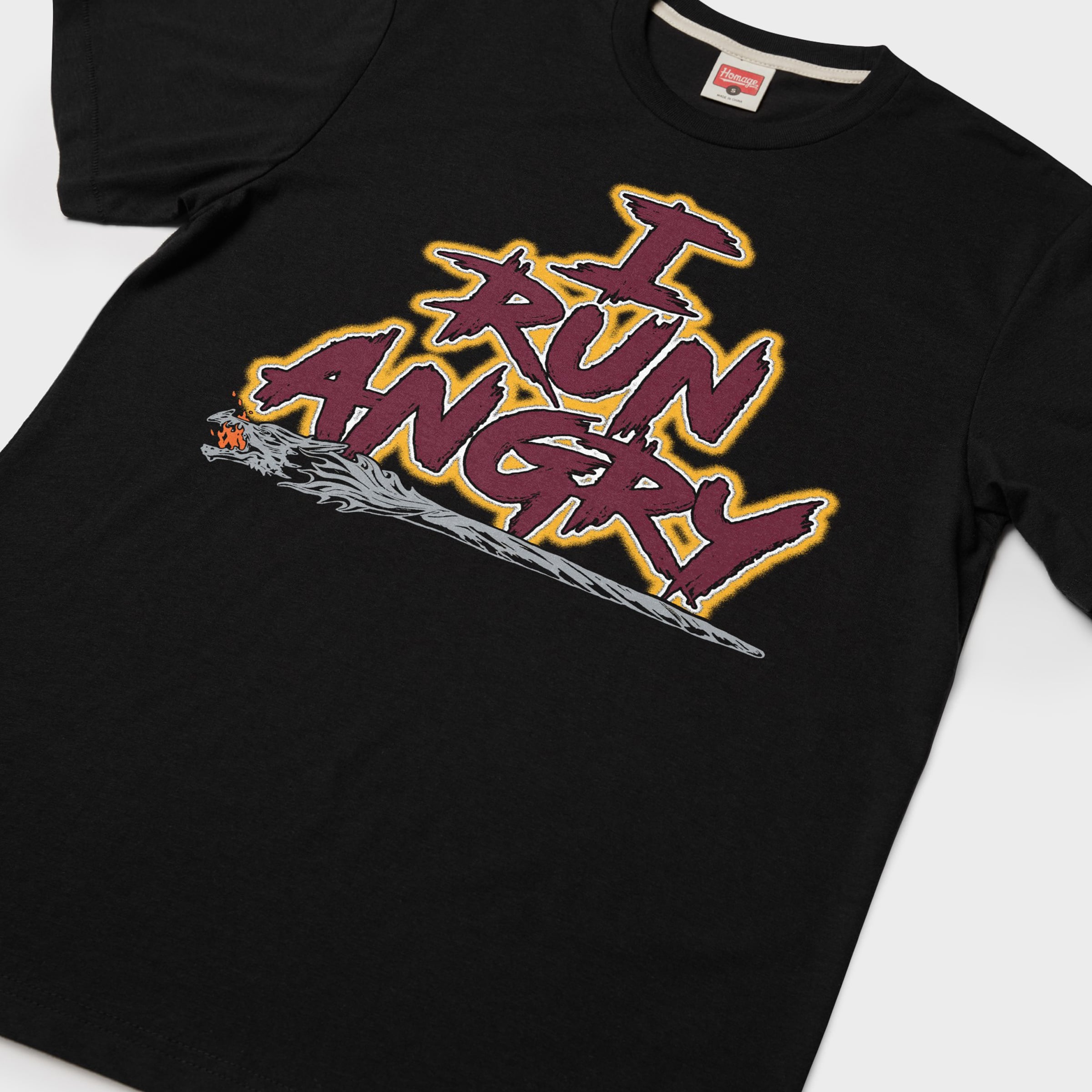 T-shirt unisexe Hommage Tyler Owens Black Washington Commanders Angry Runs en mélange de trois matières