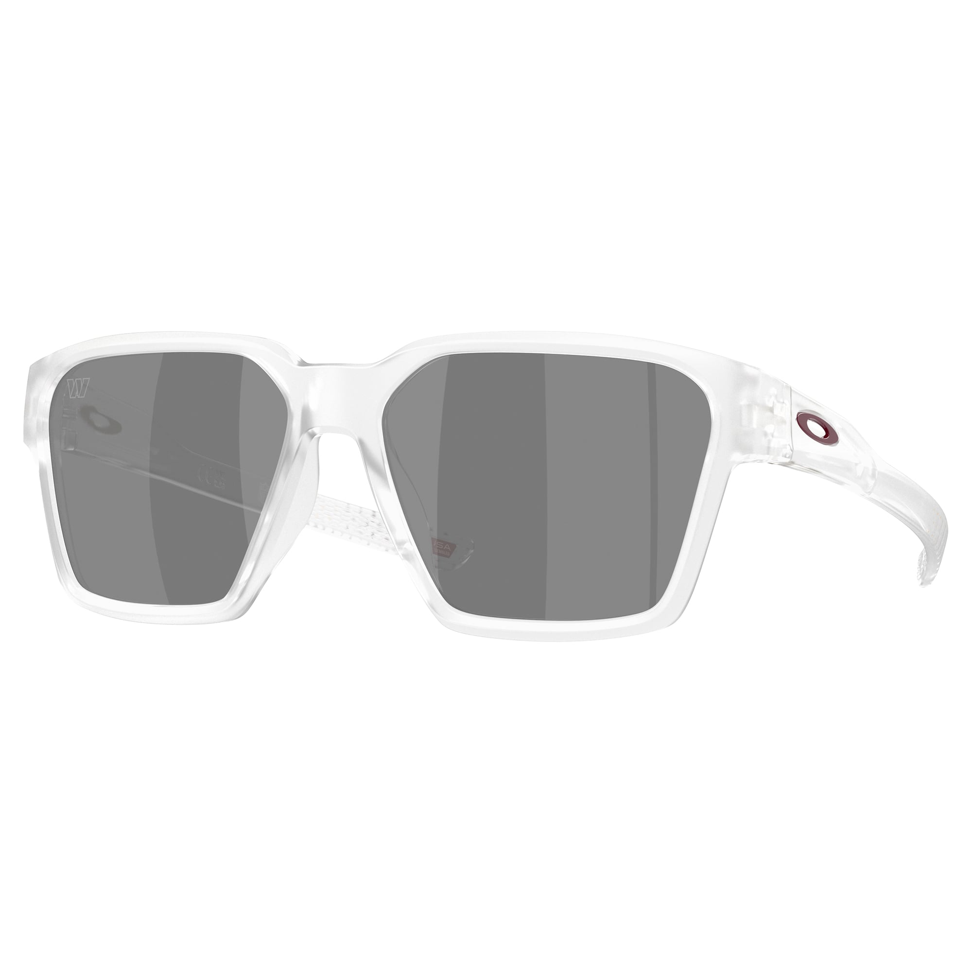 Lunettes de soleil unisexes Oakley Washington Commanders Briza Matte Clear avec verres polarisés Prizm Black