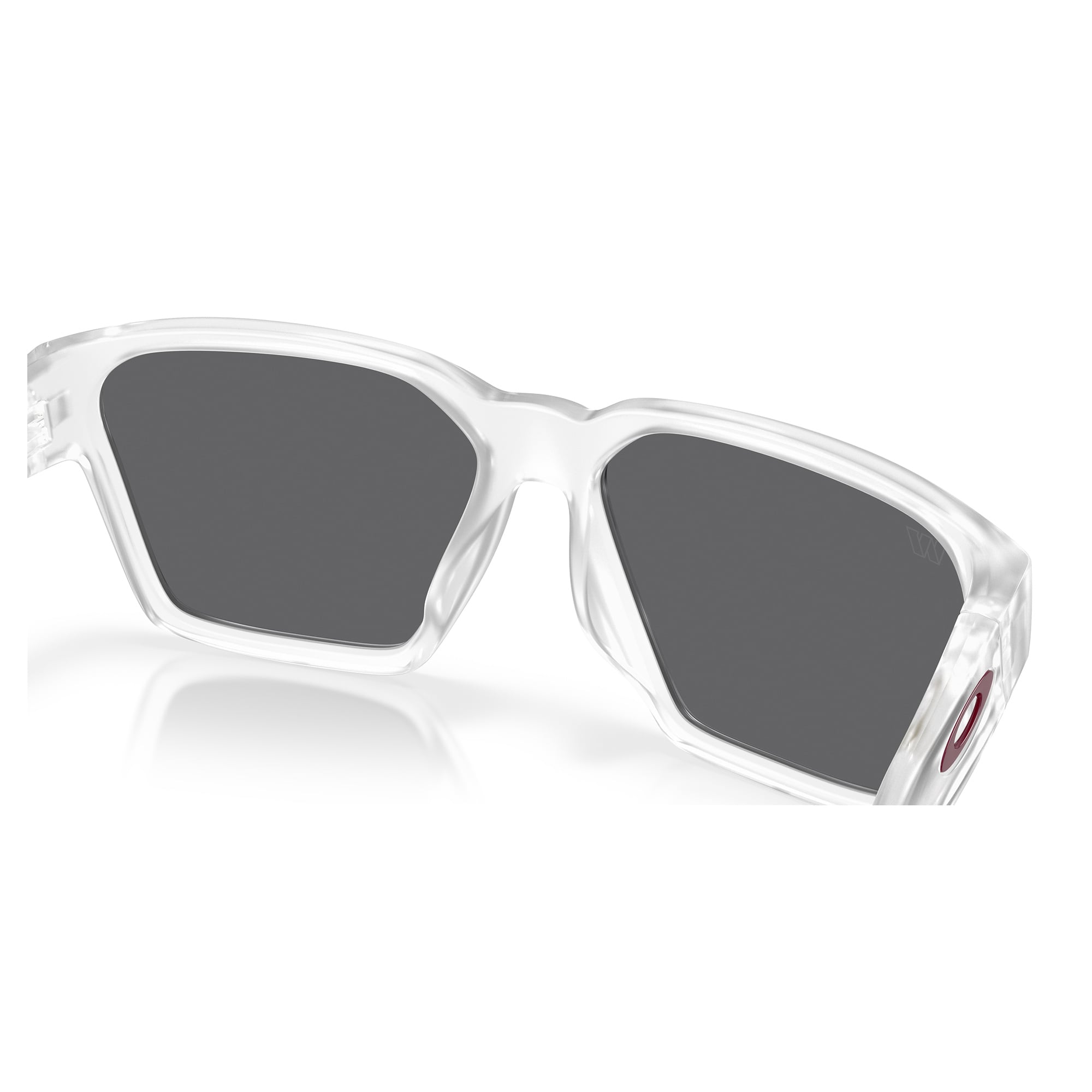 Lunettes de soleil unisexes Oakley Washington Commanders Briza Matte Clear avec verres polarisés Prizm Black