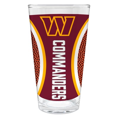 Washington Commanders 16oz. Game Ball Pint Glass