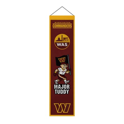 Washington Commanders 8" x 32" Icons Banner