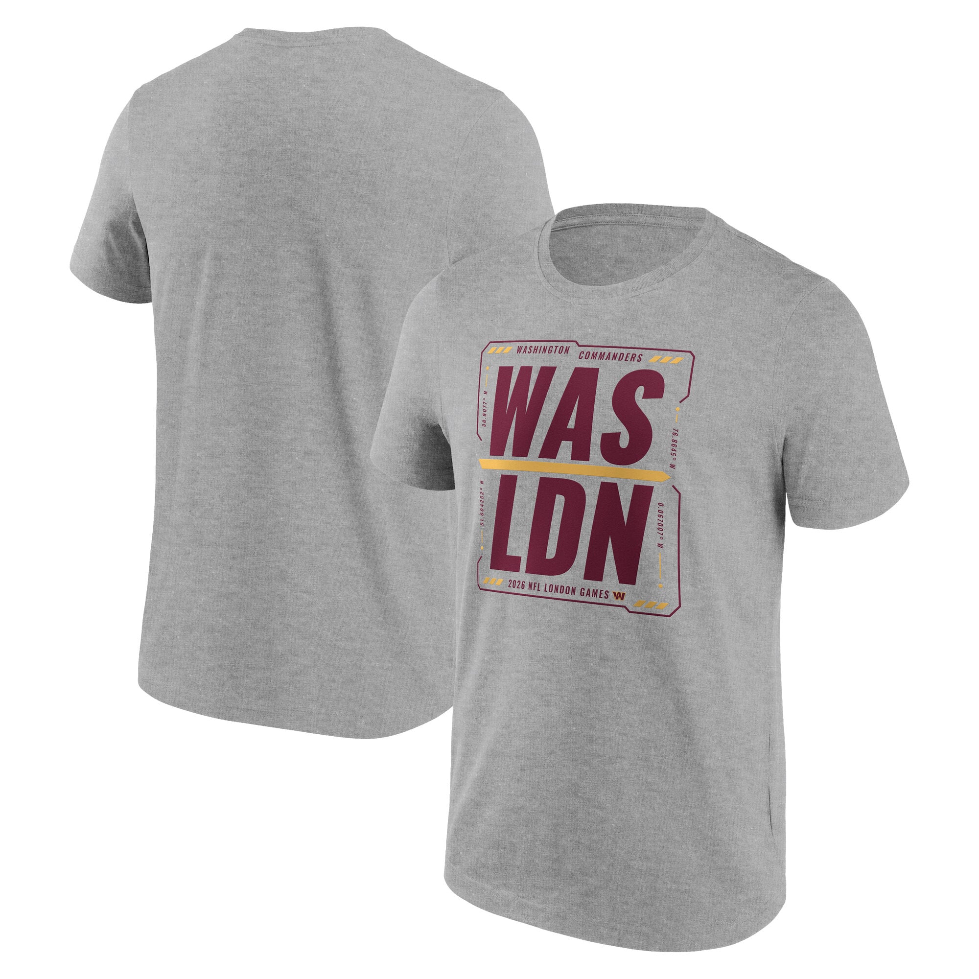 Washington Commanders International City Games 2026 Hometown T-Shirt ...