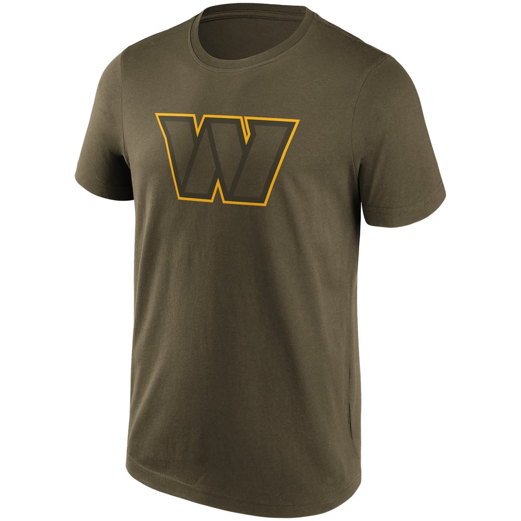 Washington Commanders Khaki Colour Pop Graphic T-Shirt - Mens