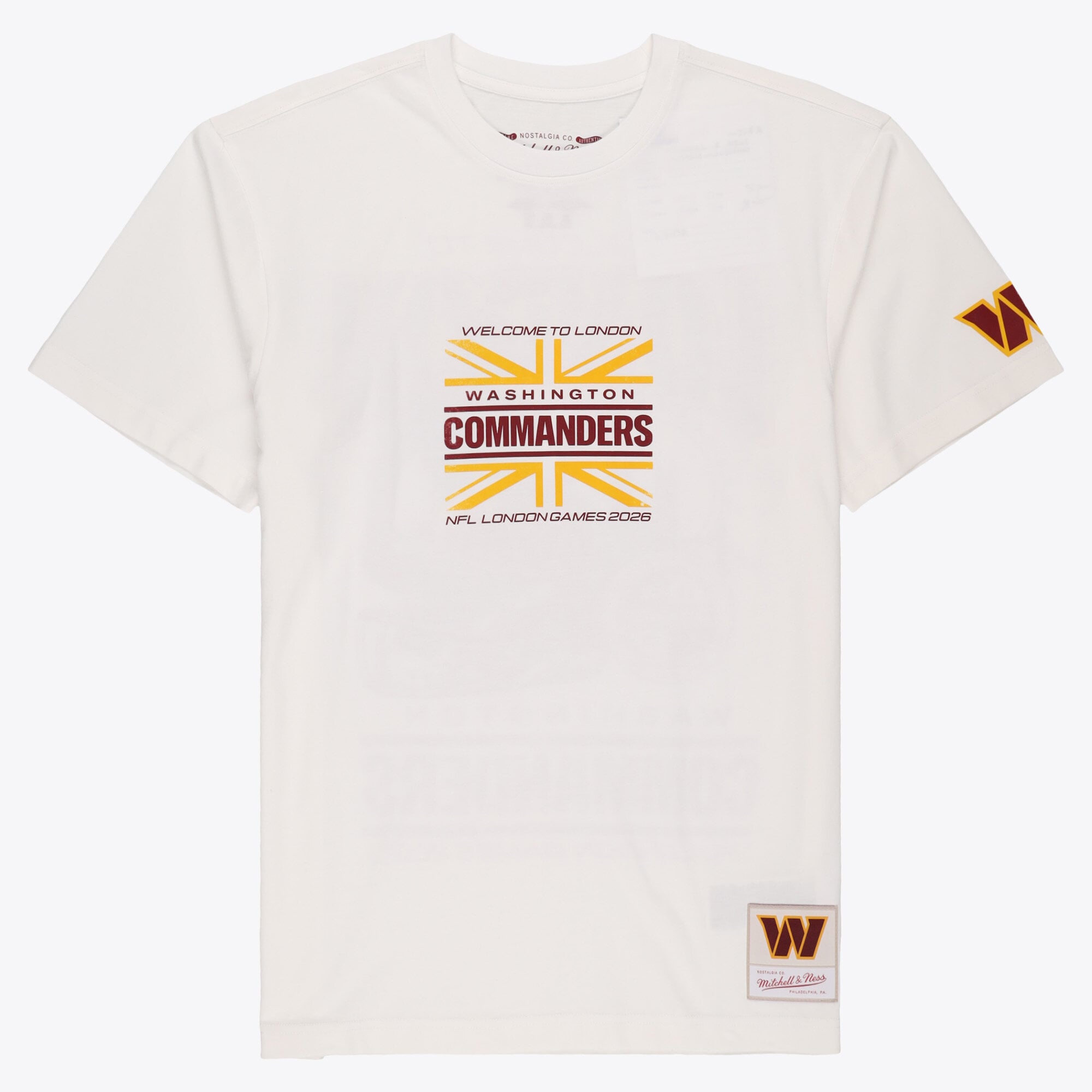 Washington Commanders Mitchell & Ness International Games 2026 T-Shirt ...