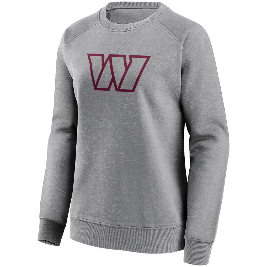 Washington Commanders Mono Logo Graphic Crew Sweatshirt - Womens