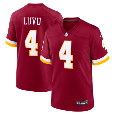Camiseta Nike Game de la 1ª equipación del Washington Commanders - Borgoña - Frankie Luvu - Hombre