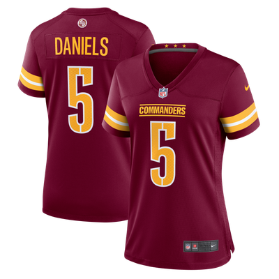 Camiseta Nike de local de los Washington Commanders - Daniels - Mujer