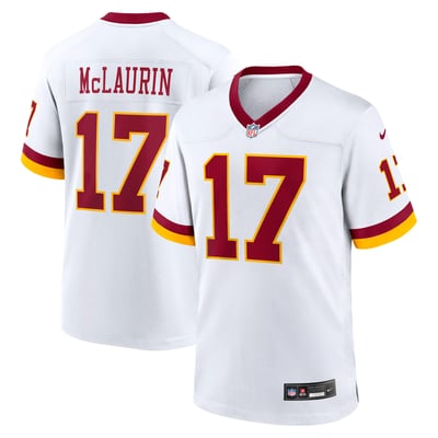 Camiseta Nike Game de la 2ª equipación del Washington Commanders - Blanco - Terry McLaurin - Hombre