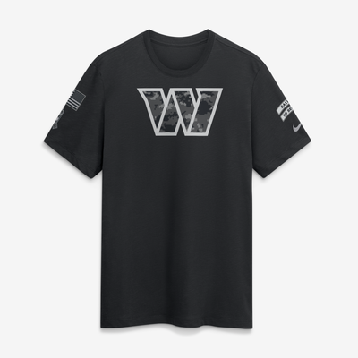 Washington Commanders Nike Salute To Service Short Sleeve Slub Crew T-Shirt - Mens