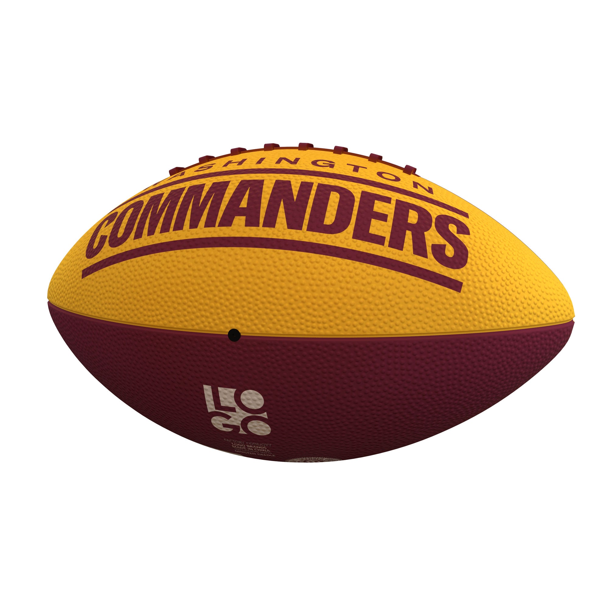 Football junior avec logo en forme de moulinet des Washington Commanders