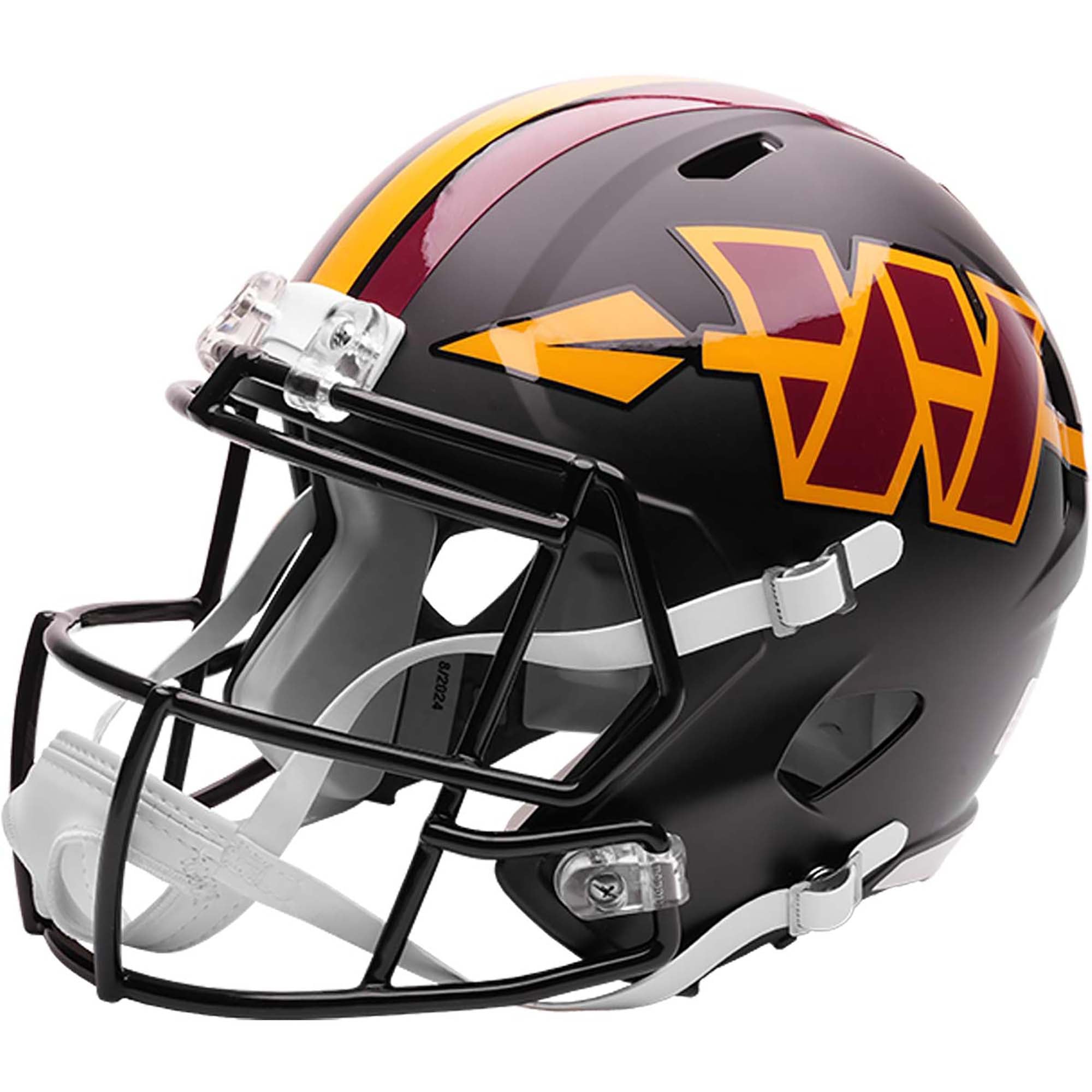 Casque réplique alternatif de vitesse des Washington Commanders Riddell 2026