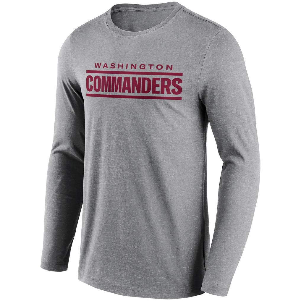Washington Commanders Wordmark Graphic Long Sleeve T-Shirt - Mens