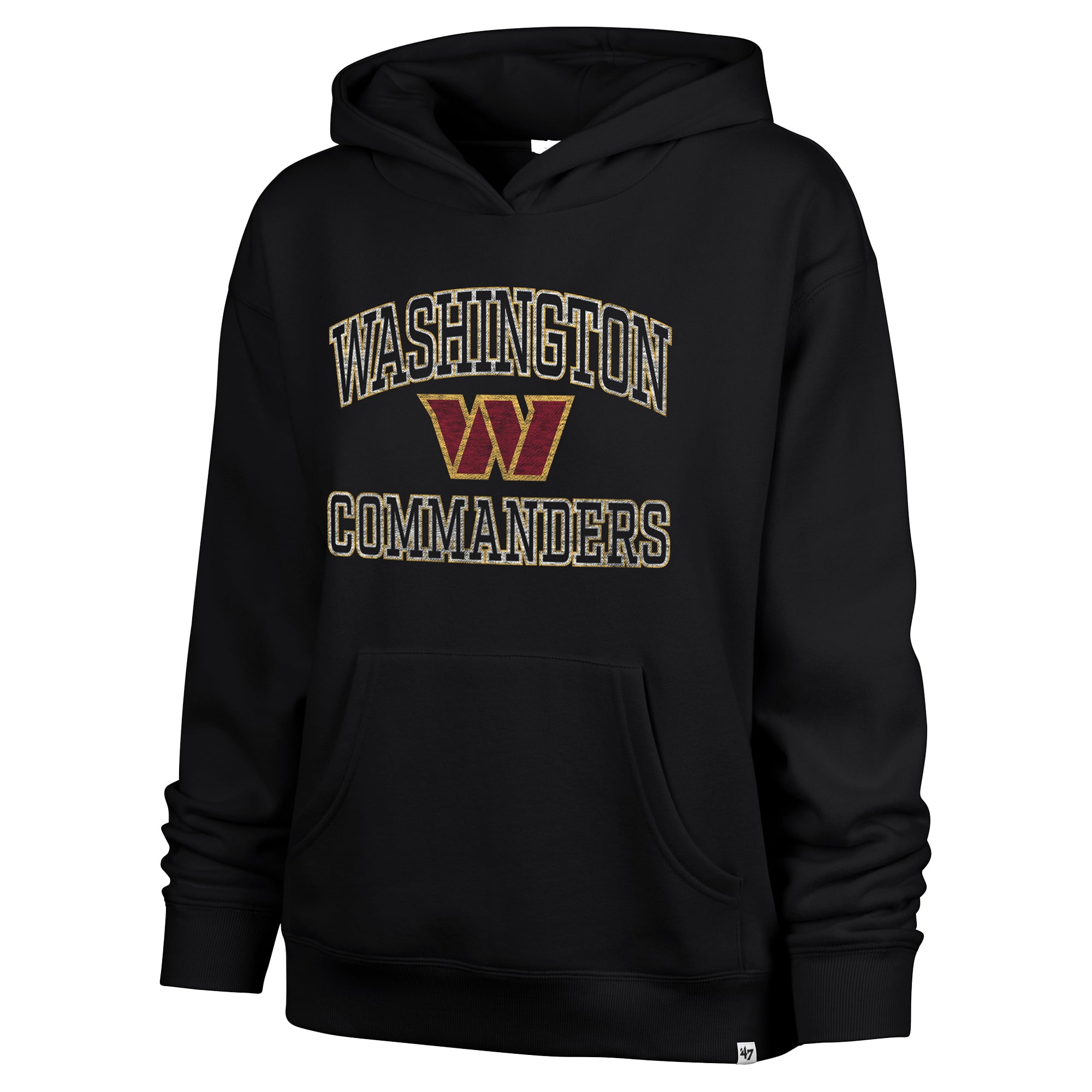 Sweat à capuche Clarity Naomi pour femmes, modèle '47 Black Washington Commanders