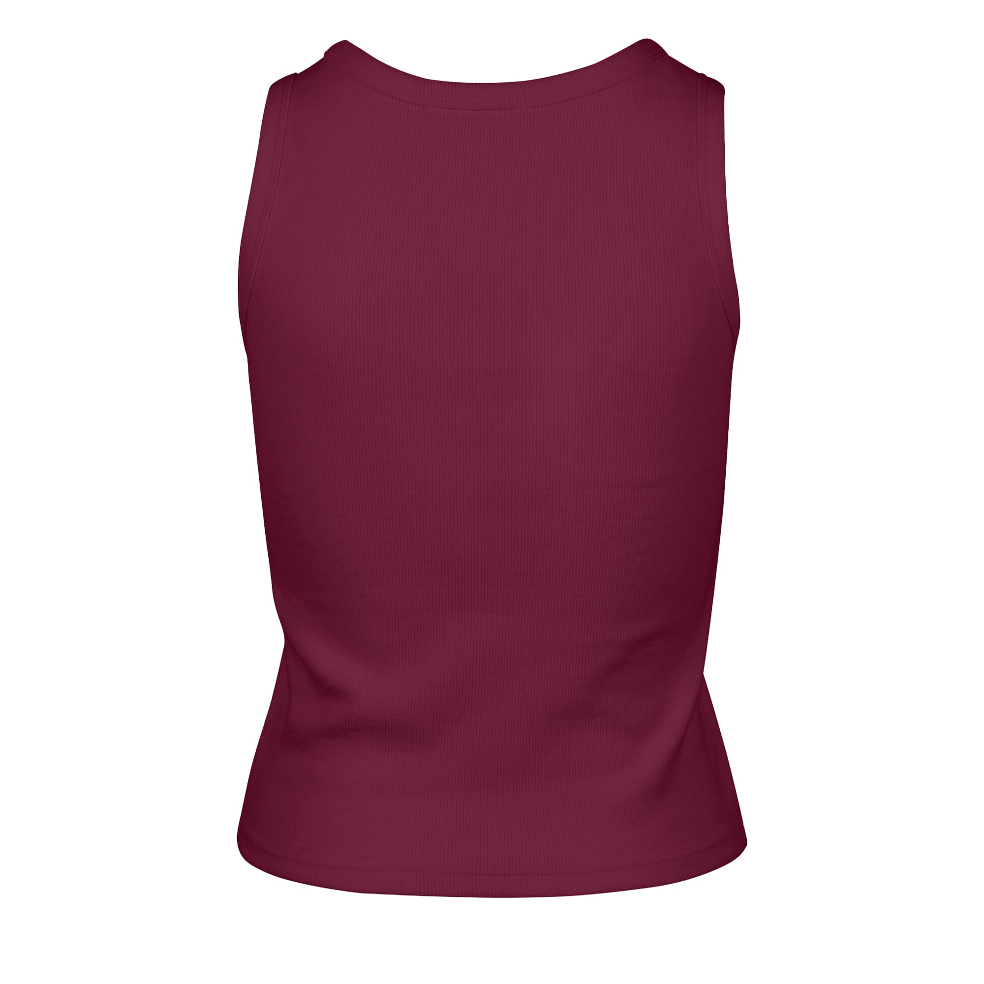 Débardeur court côtelé à coupe droite « 47 » pour femme, modèle Washington Commanders, couleur bordeaux