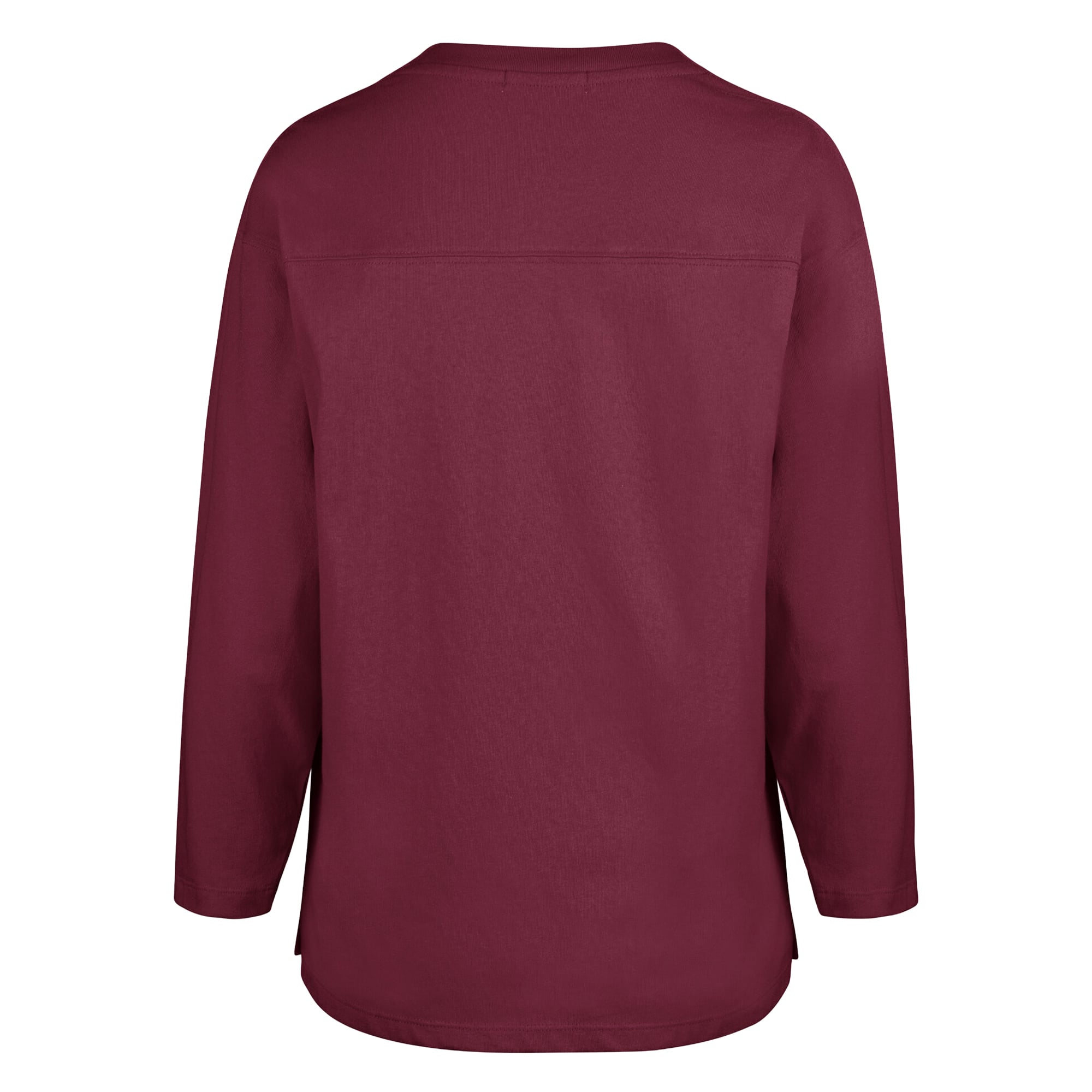 T-shirt à manches longues intemporel « 47 Burgundy Washington Commanders Game Nod » pour femme