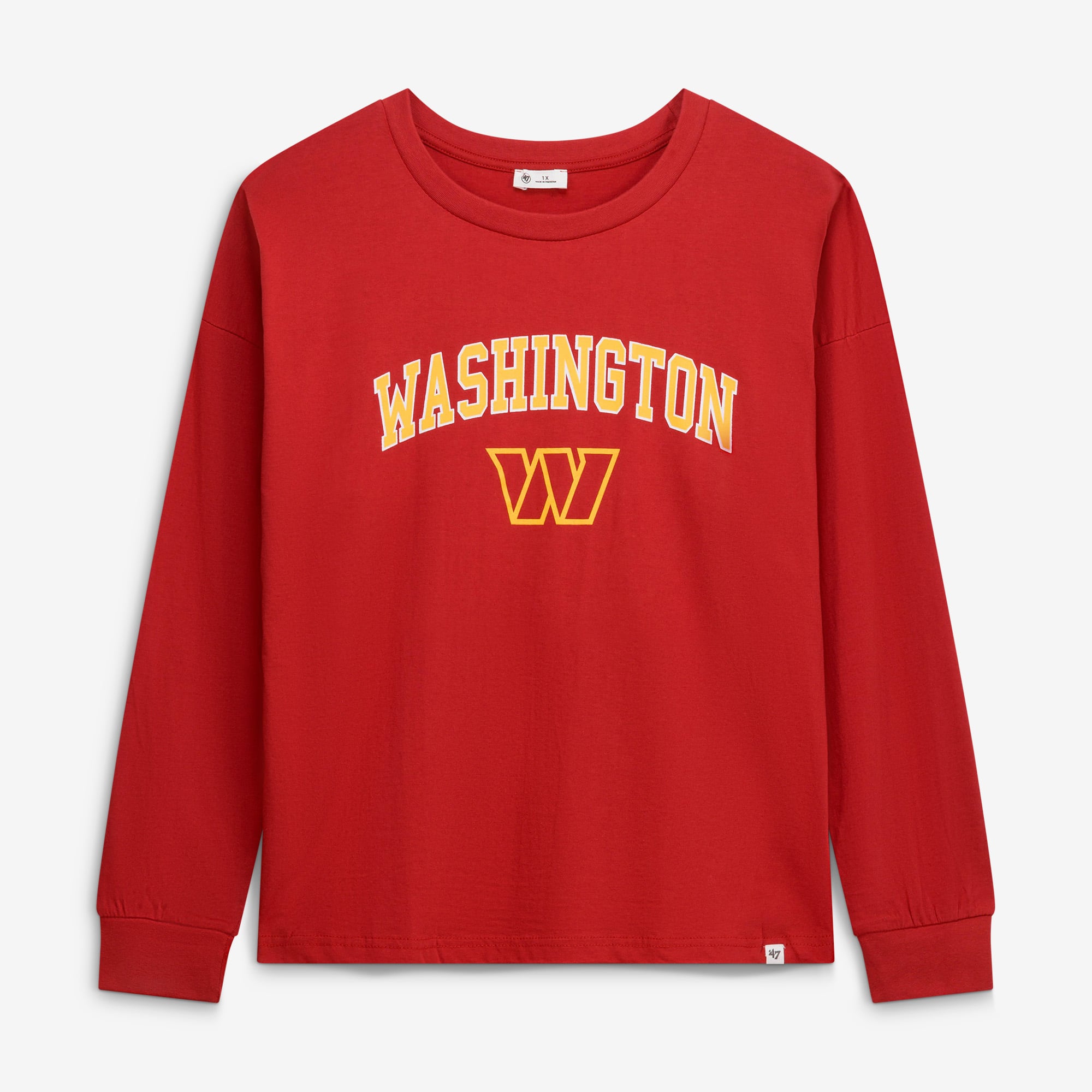 Women's '47 Burgundy Washington Commanders Plus Sydney Arch Game T-Shirt