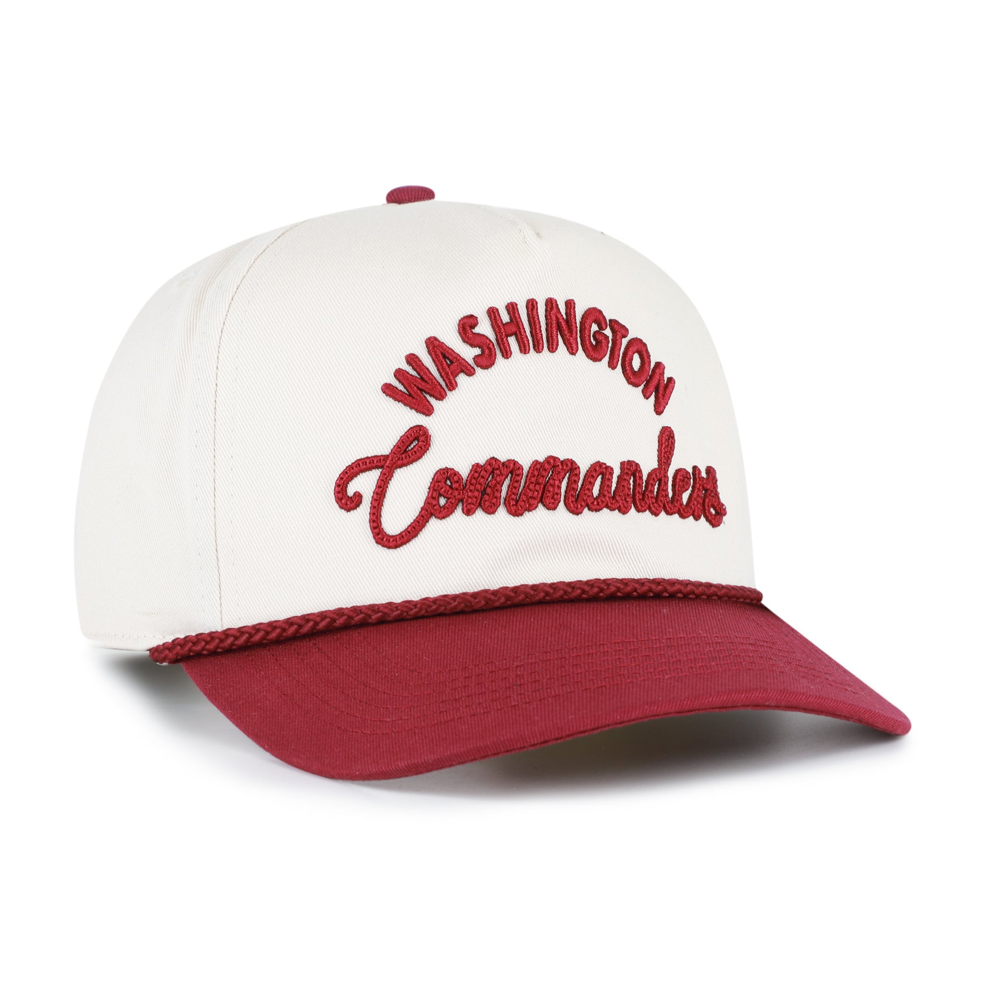 Women's '47 Natural Washington Commanders Rope Script Hitch Adjustable Hat