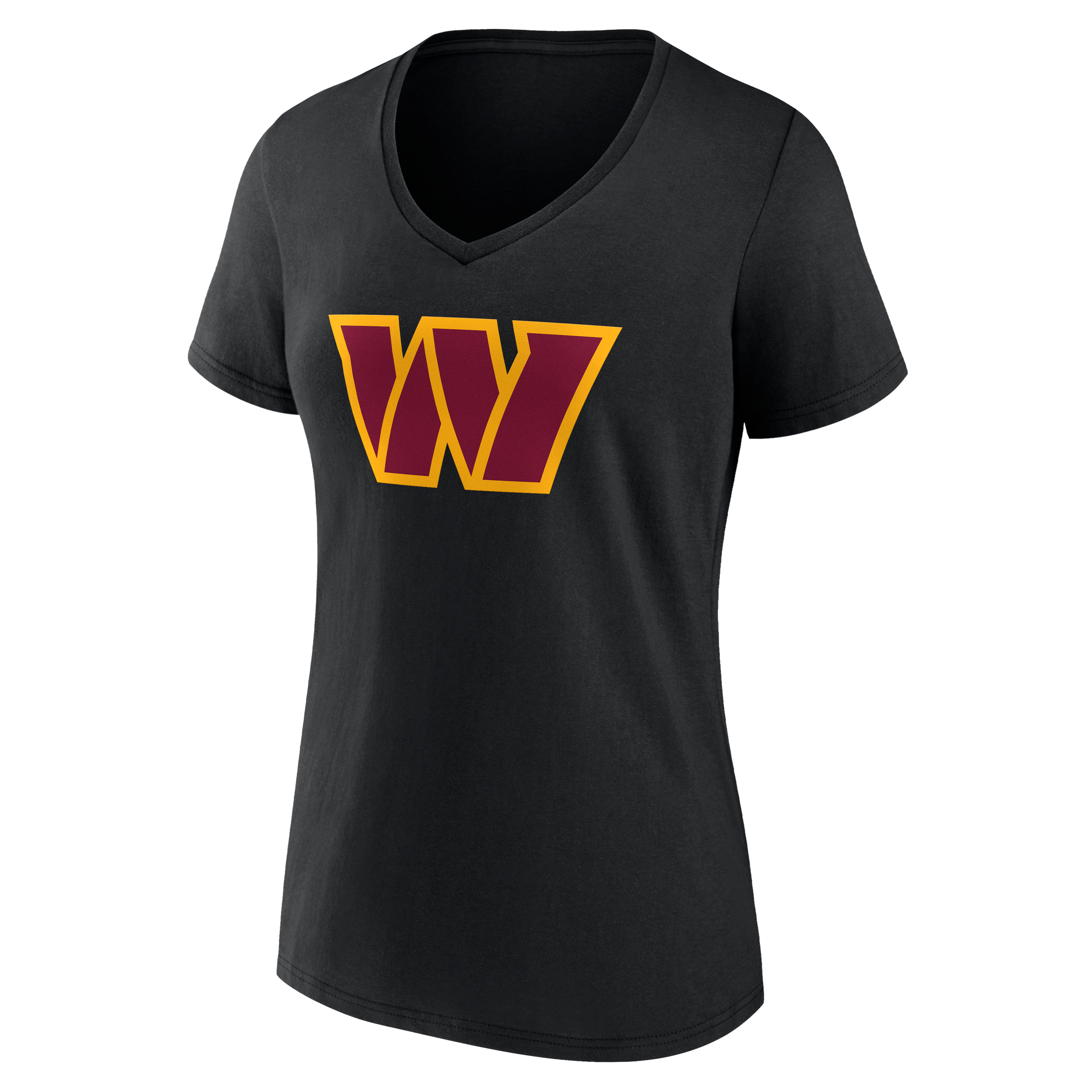 Women's Washington Commanders Team Authentic Personalized Name & Number V-Neck T-Shirt