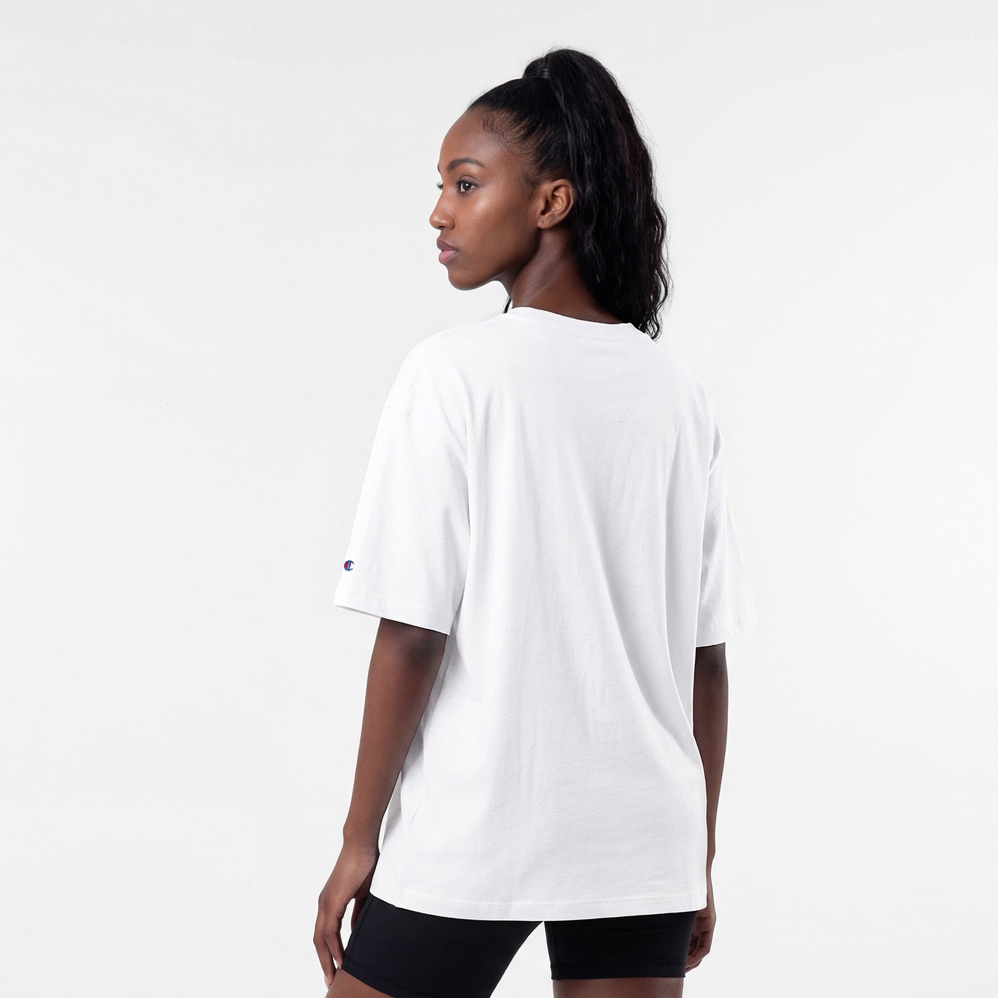 Women's Champion White Washington Commanders Oversized T-Shirt