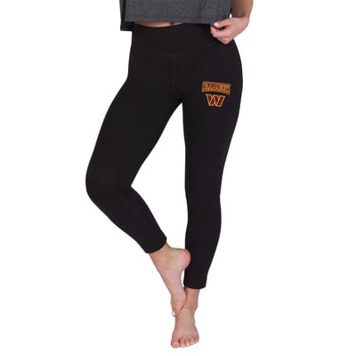 Washington Commanders Concepts Sport Women's Sentry Knit Leggings - Black
