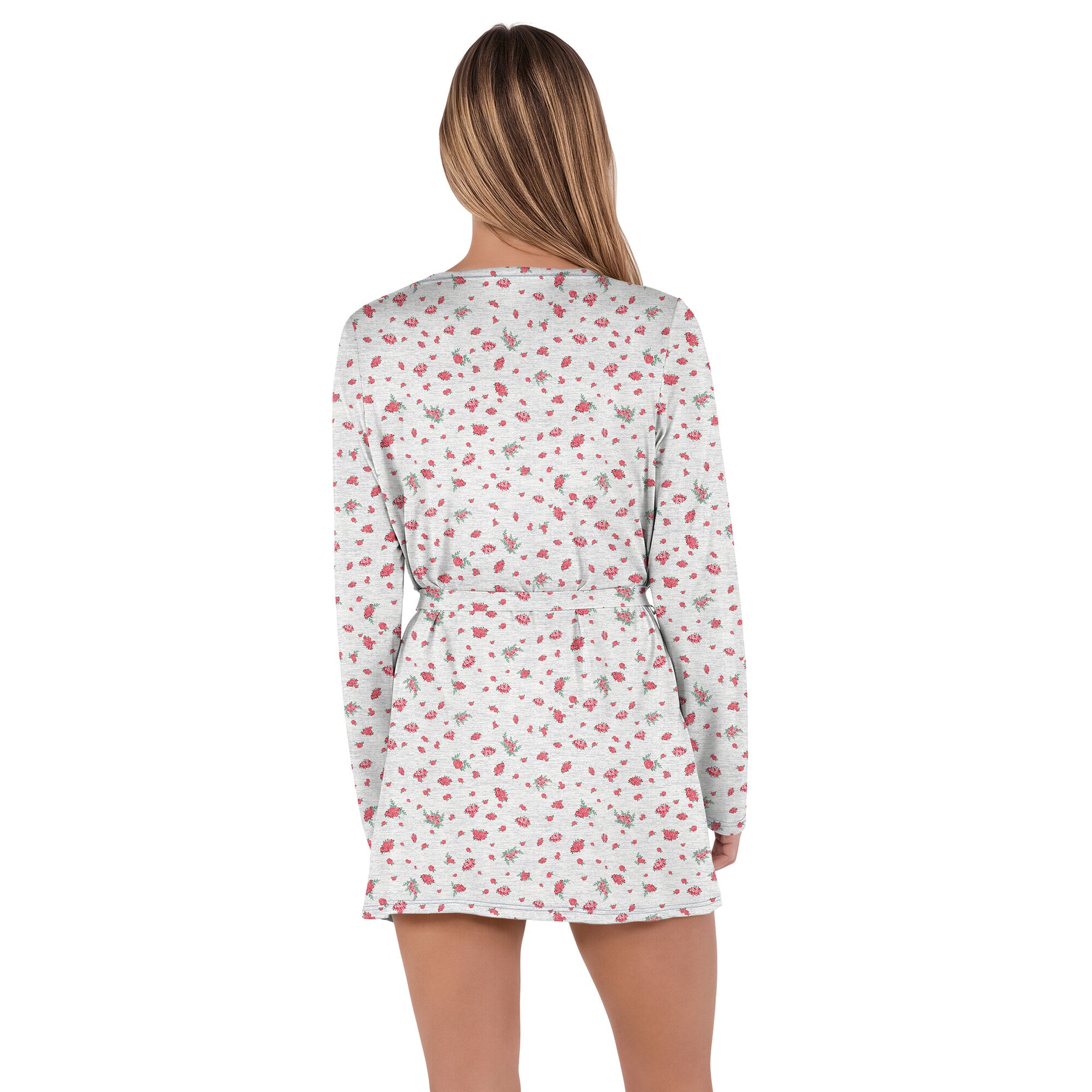Ensemble de nuit en maille Cora Hacci Washington Commanders Concepts Sport pour femme, gris chiné/bordeaux