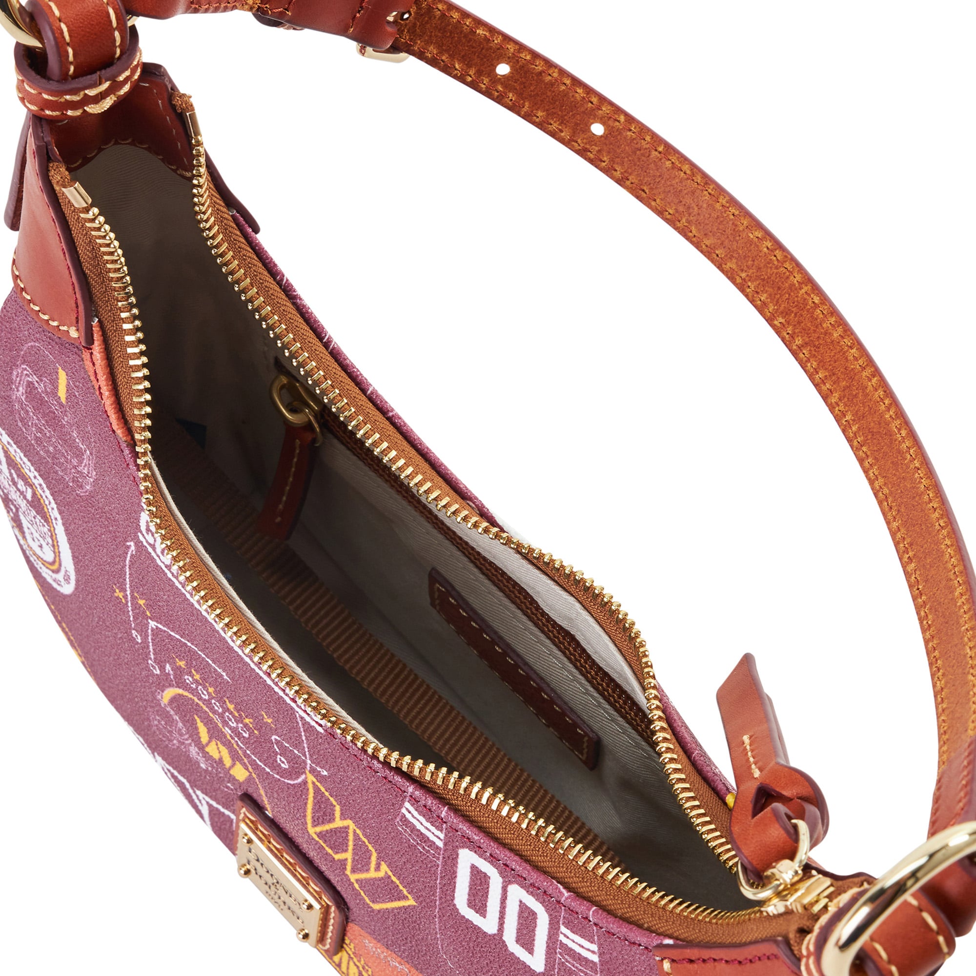 Sac à bandoulière souple Washington Commanders pour femme de Dooney & Bourke