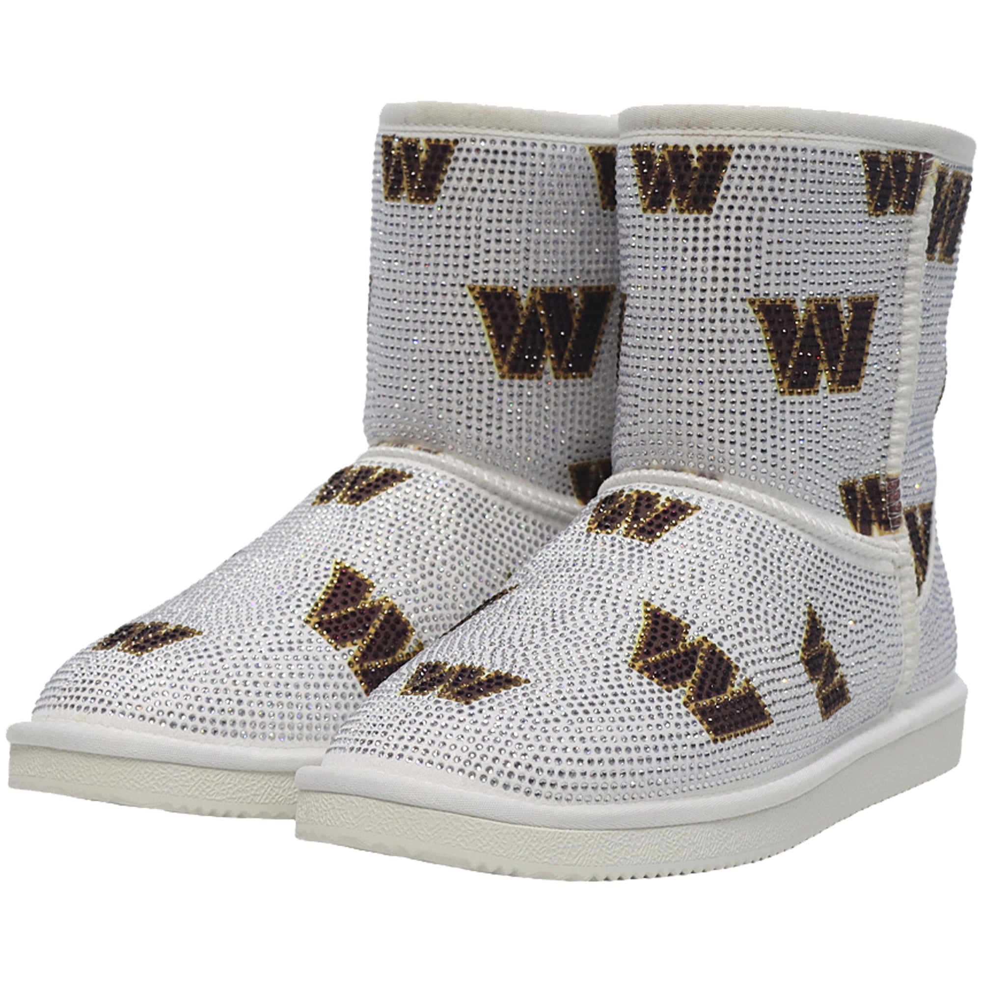 Bottines à enfiler FABGATING by Cuce White Washington Commanders Logo