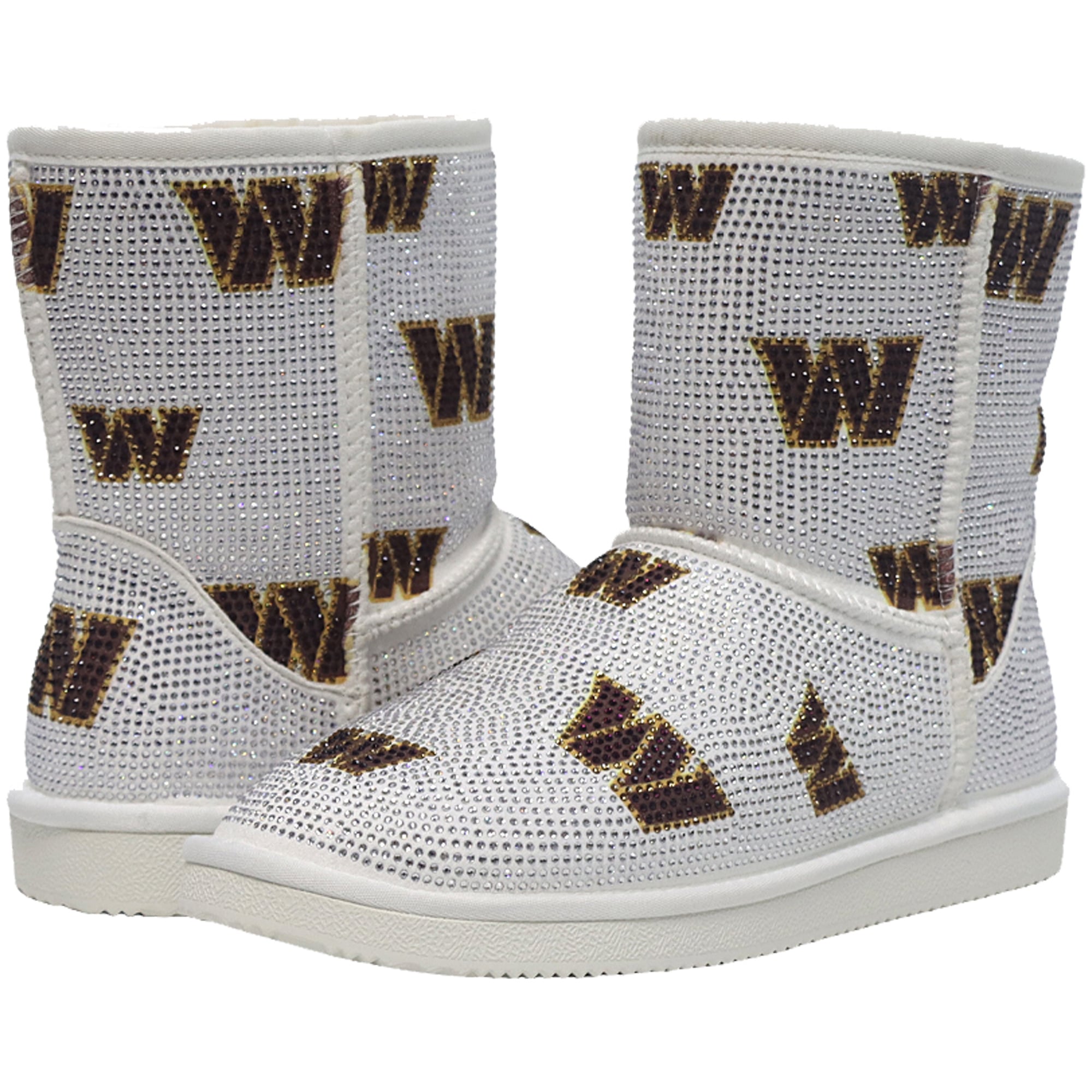 Bottines à enfiler FABGATING by Cuce White Washington Commanders Logo