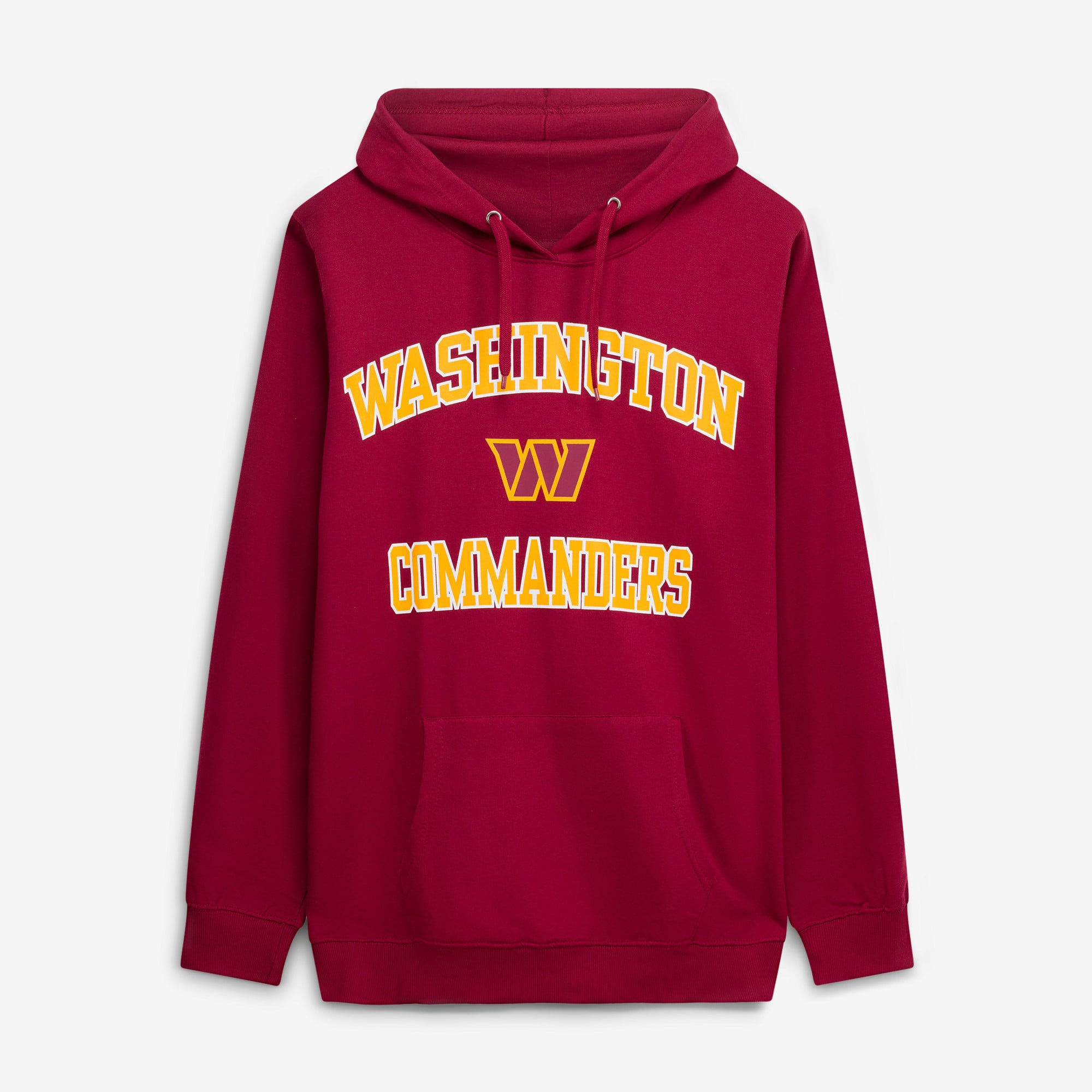 Sweat à capuche Fanatics bordeaux pour femme, Washington Commanders, grandes tailles, Heart & Soul