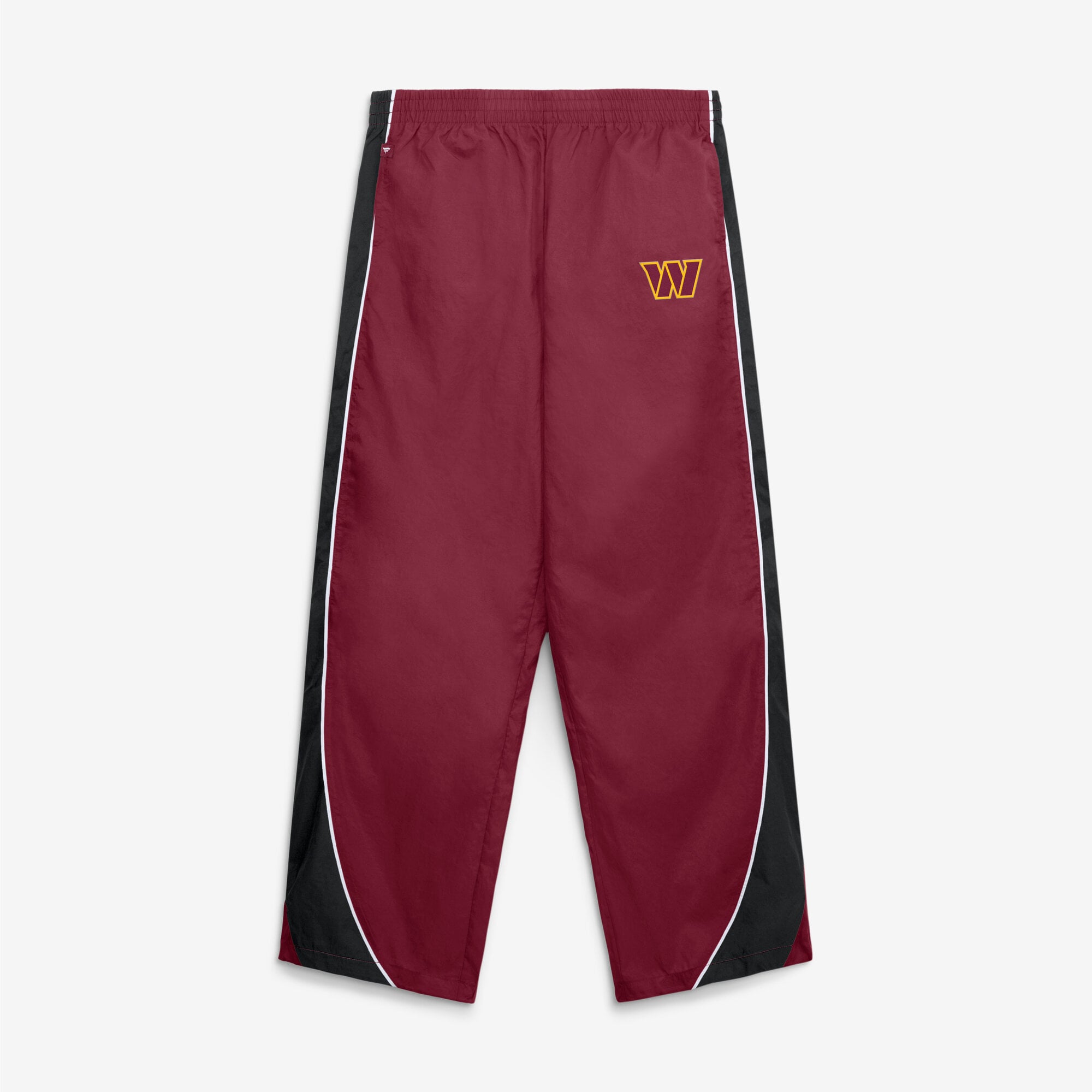 Women's Fanatics Burgundy/Black Washington Commanders Team First Backwards Lateral Nylon Pants