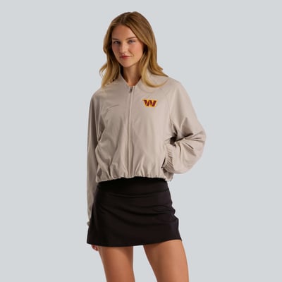  Washington Commanders lululemon Women's  Breezily Full-Zip Bomber Jacket - Downtown Tan