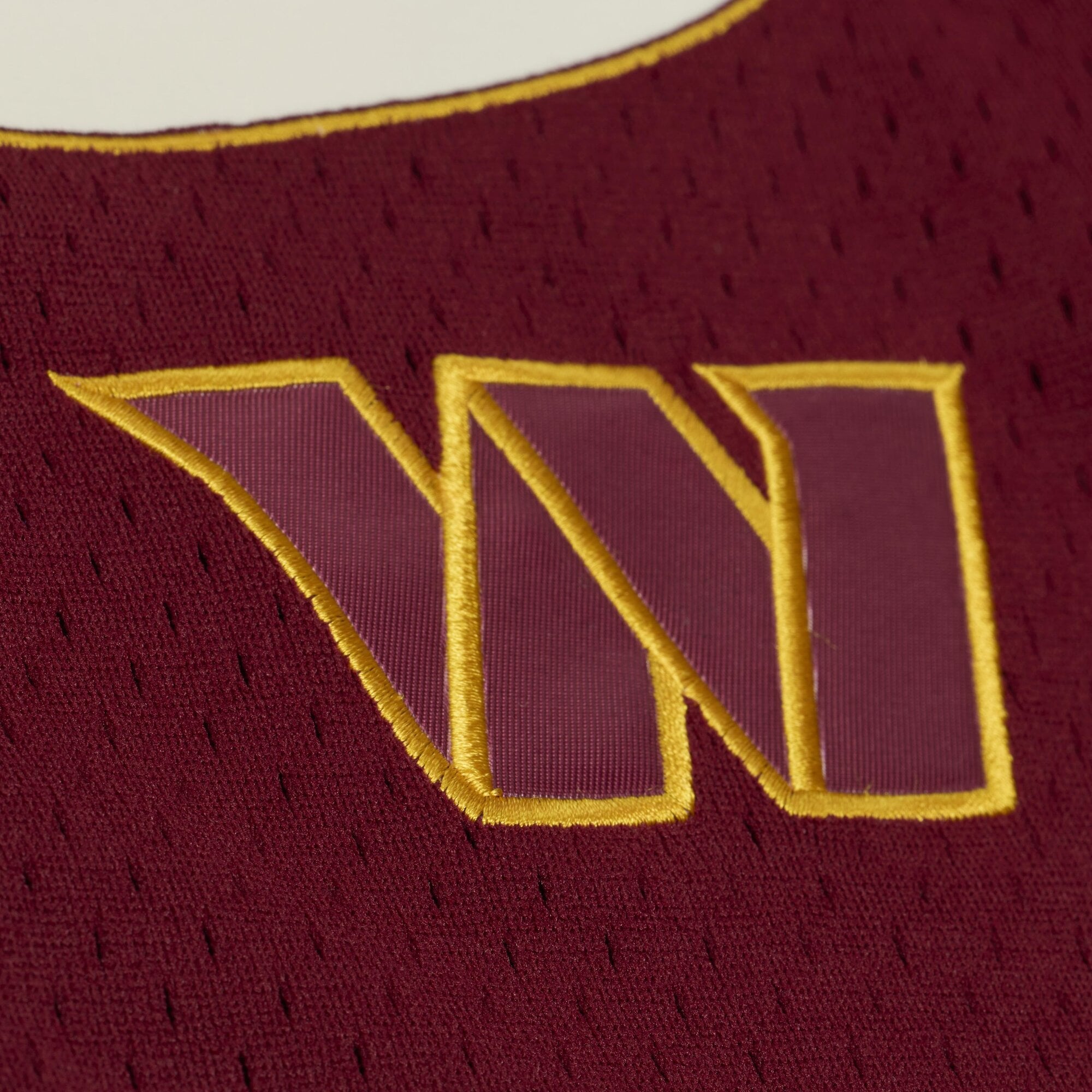 Women's Mitchell & Ness Burgundy Washington Commanders Retro Roots Baseball Jersey
