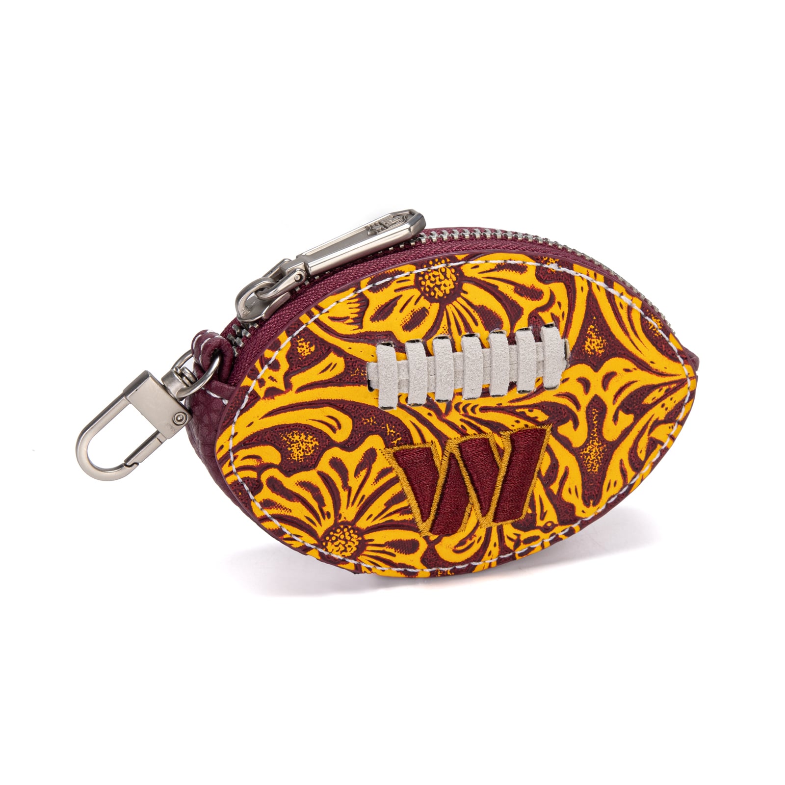 Porte-clés de sac pour femme, équipe de football américain Montana West Washington Commanders