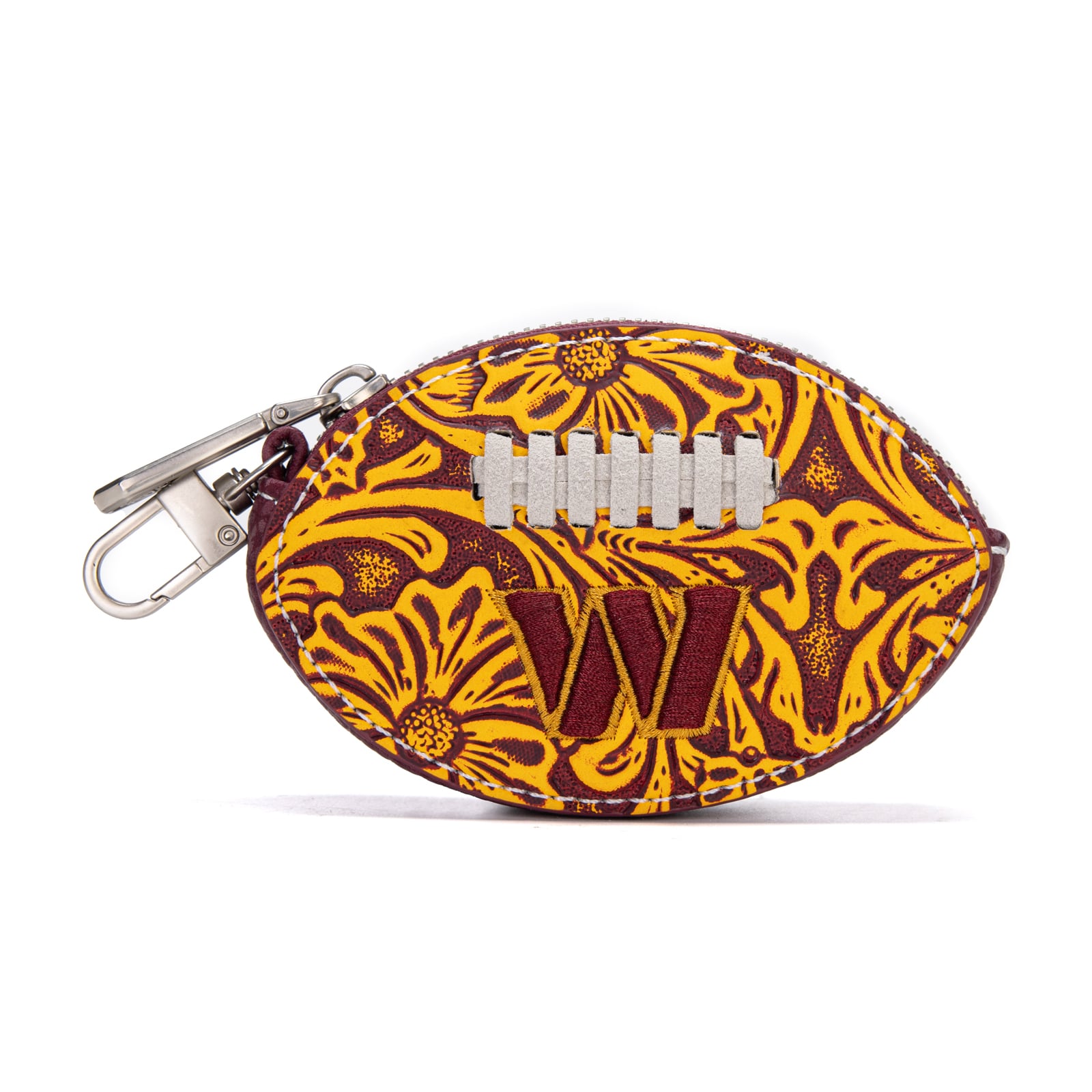 Porte-clés de sac pour femme, équipe de football américain Montana West Washington Commanders