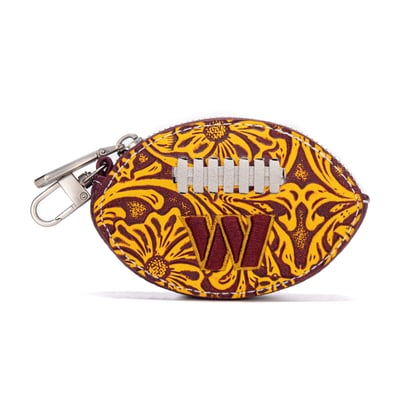 Washington Commanders Montana West Women's Football Bag Charm
