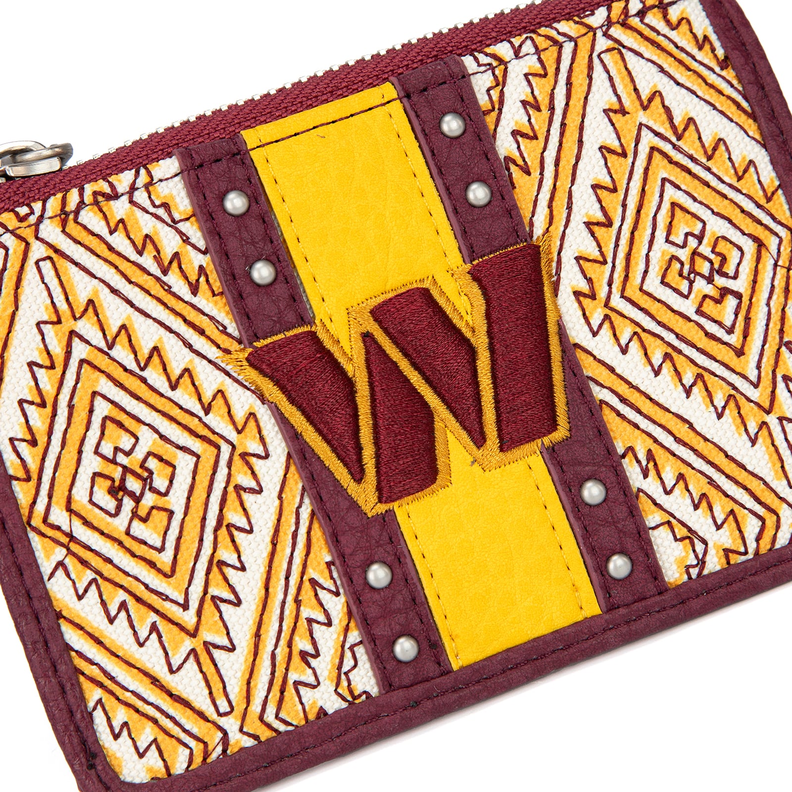 Portefeuille et bracelet porte-clés football Montana West Washington Commanders pour femmes