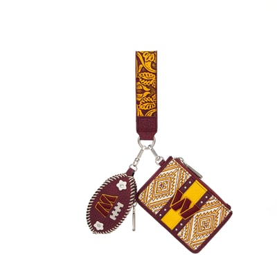 Washington Commanders Montana West Women's Wallet & Football Charm Wristlet
