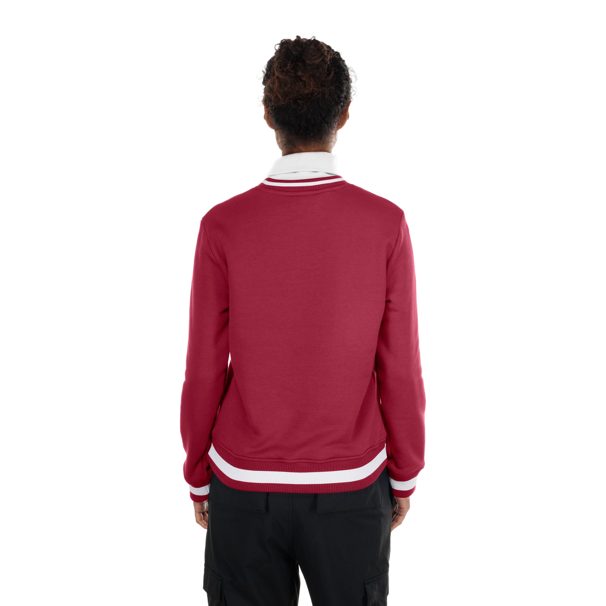 Pull à col roulé New Era Washington Commanders Sport Classics bordeaux pour femme