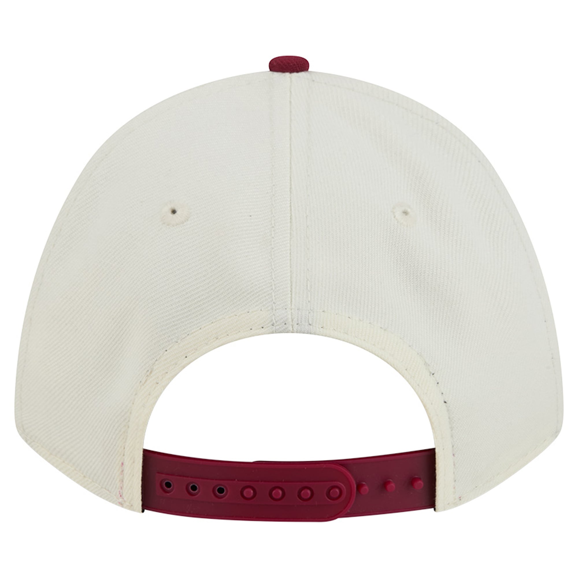 Women's New Era Cream/Burgundy Washington Commanders Tonal A-Frame 9FORTY Adjustable Hat