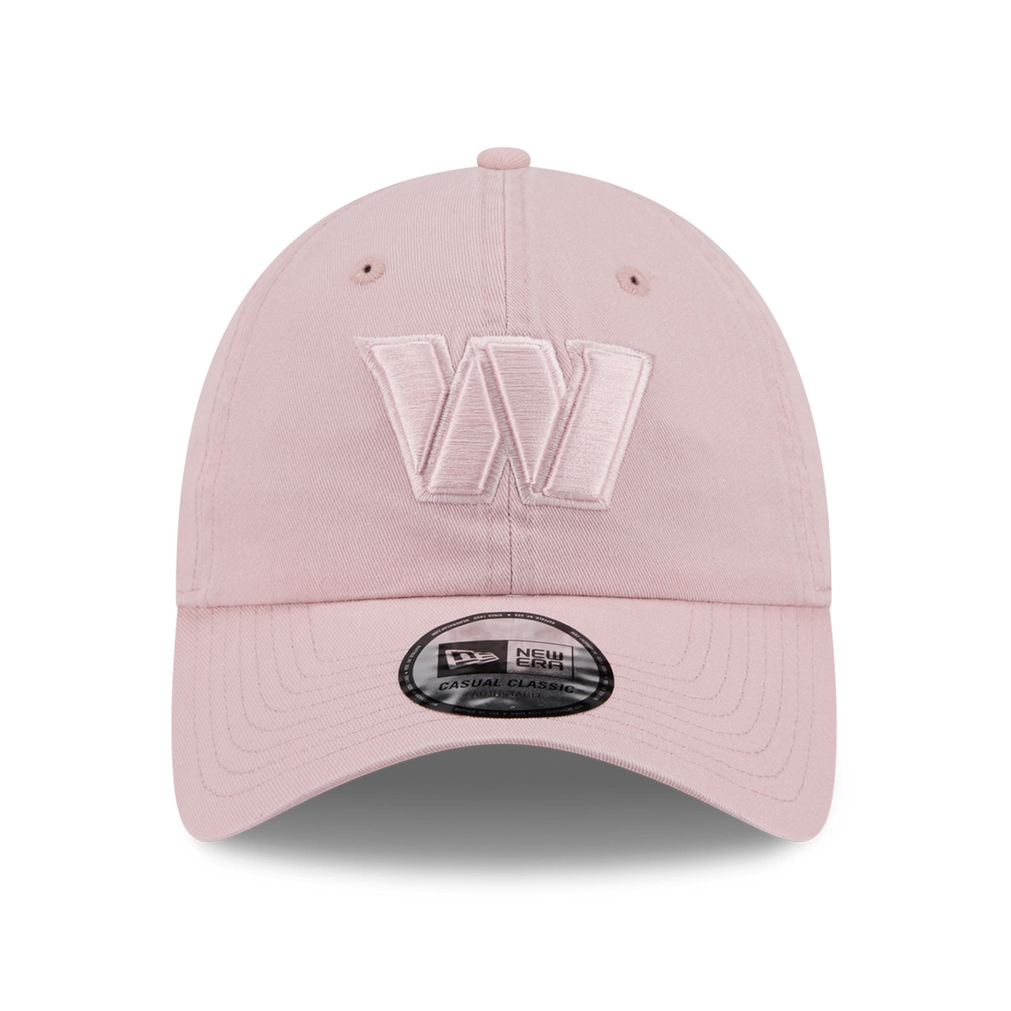 Casquette New Era rose Washington Commanders pour femme, style classique décontracté et ajustable