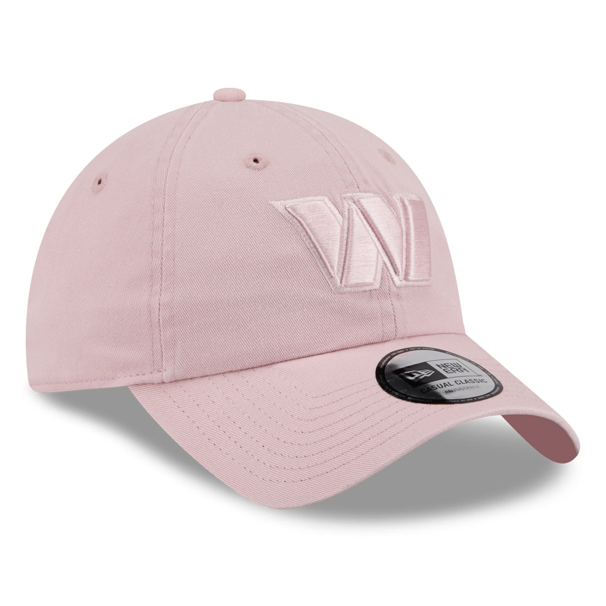 Casquette New Era rose Washington Commanders pour femme, style classique décontracté et ajustable